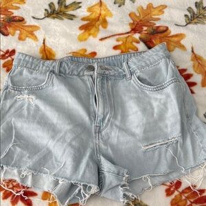 Levi's Light Blue Jean Shorts for Women